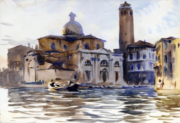  Venice Works - Palazzo Labbia Venice John Singer Sargent watercolor